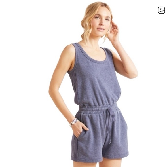 Evereve Pants - Evereve Tatum Romper Medium